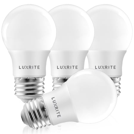 A15 LED Light Bulbs 7W (40W Equivalent) 600LM 3000K Soft White Dimmable E26 Base 4-Pack